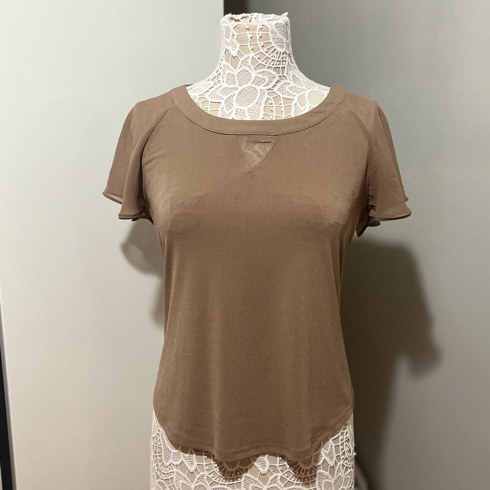 🟤NY & Company Tan Blouse🟤